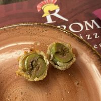 Olive ascolane   at Rifugio Romano in Rome