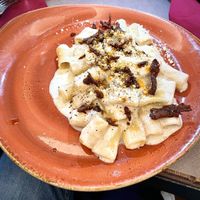 Italian “Gricia” veg  at Rifugio Romano in Rome