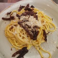 Carbonara at Rifugio Romano in Rome