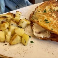 crepe  at Rifugio Romano in Rome