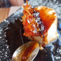 Panna cotta al caramello e sale Maldon, non abbiamo resistito... at Rifugio Romano in Rome