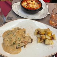 Cannelloni (above) and Saltimbocca (below) at Rifugio Romano in Rome