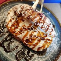 Maritozzo con Panna e Crema al Caramello at Rifugio Romano in Rome