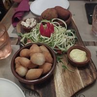 Tabla de aperitivos at Rifugio Romano in Rome