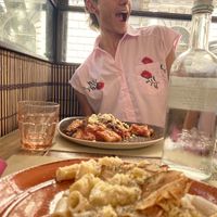 Don’t remember What my friend got  at Rifugio Romano in Rome