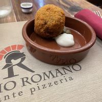 arancini   at Rifugio Romano in Rome