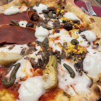 Capricciosa pizza   at Rifugio Romano in Rome