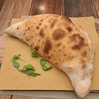 Calzone campagnolo at Rifugio Romano in Rome