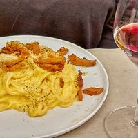 La migliore carbonara al mondo! at Rifugio Romano in Rome