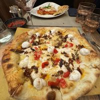 Yummy pizza!  at Rifugio Romano in Rome