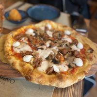 Pizza Boscaiola   at Rifugio Romano in Rome