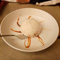 Coconut dessert  at Rifugio Romano in Rome