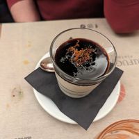 Panna Cotta (my fav dessert) at Rifugio Romano in Rome