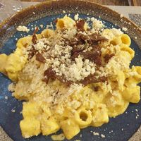 Gluten-free carbonara at Rifugio Romano in Rome