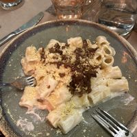 Pasta ala grecia, my fav   at Rifugio Romano in Rome