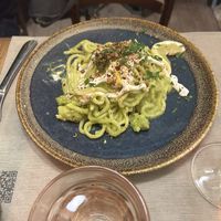 Romanesco pasta   at Rifugio Romano in Rome