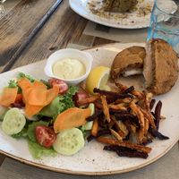 Vegan cordon bleu  at Rifugio Romano in Rome