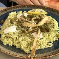 Risotto  at Rifugio Romano in Rome