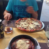 Vegan lasagne  at Rifugio Romano in Rome