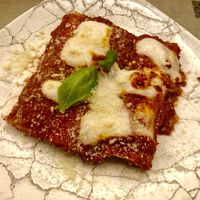 Lasagna   at Rifugio Romano in Rome