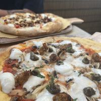 Me@tball pizza  at Rifugio Romano in Rome