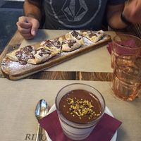 Pana Cotta et focaccia chocolat at Rifugio Romano in Rome