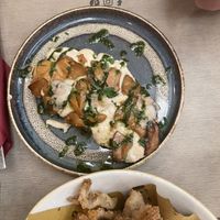 Mushroom toast   at Rifugio Romano in Rome