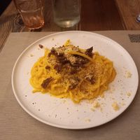 Carbonara at Rifugio Romano in Rome