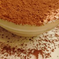 Tiramisu at Rifugio Romano in Rome