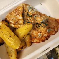 Spinach crepe  at Rifugio Romano in Rome