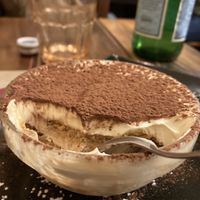 Unbelievable, vegan Tiramisu   at Rifugio Romano in Rome