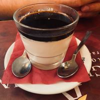 Panna cottaa  at Rifugio Romano in Rome