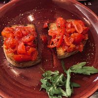 Bruschetta   at Rifugio Romano in Rome