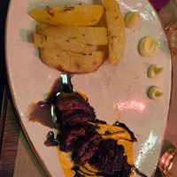 Tagliata di carne stampata 3D at Rifugio Romano in Rome