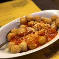 Pizza balls - my favorite thing I had at Rifugio Romano in Rome