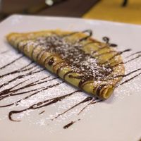 Nutella crepe at Rifugio Romano in Rome