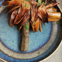 Fried artichoke at Rifugio Romano in Rome