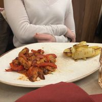 Vegan chicken   at Rifugio Romano in Rome
