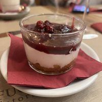 Berry cheesecakee  at Rifugio Romano in Rome
