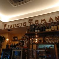 Inside decor at Rifugio Romano in Rome