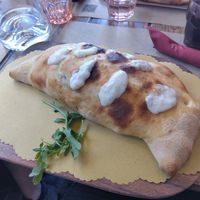 Calzone at Rifugio Romano in Rome