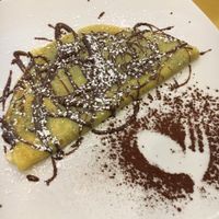 Crepe with vegan nutella! at Rifugio Romano in Rome