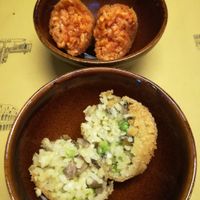 Arancini at Rifugio Romano in Rome