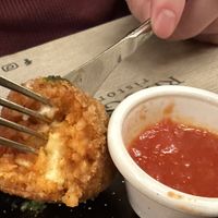 Cheesy inside   at Rifugio Romano in Rome