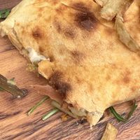 1st time to eat vegan calzone in Rome during this winter vacation  at Rifugio Romano in Rome