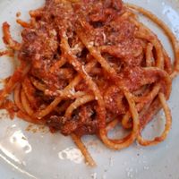 Bucatini all'Amer at Rifugio Romano in Rome