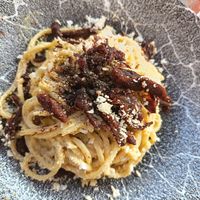 Carbonara at Rifugio Romano in Rome