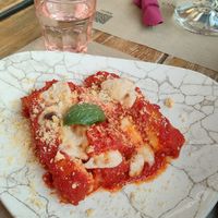 Canneloni vegan at Rifugio Romano in Rome