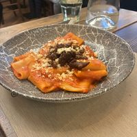 Pasta   at Rifugio Romano in Rome