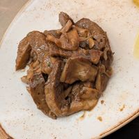Seitan ai funghi at Rifugio Romano in Rome